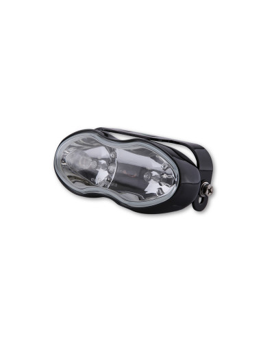 Accessoires Feux Moto SHIN YO Eclairage SHIN YO Feu de route/feu de brouillard noir verre clair 2x H3 55W