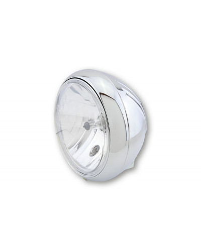 Accessoires Feux Moto SHIN YO Phare principal YUMA 1 de 7 pouces chromé