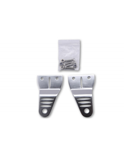 Accessoires Feux Moto SHIN YO Support d'éclairages SHIN YO aluminium chrome