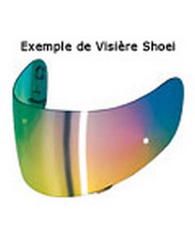 Écran Casque Moto SHOEI CX1-V Iridium Arc en ciel