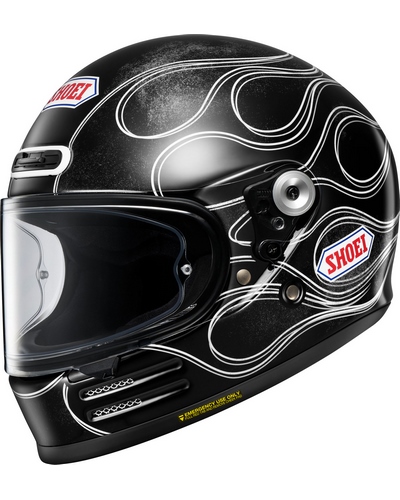 Casque Integral Moto SHOEI Glamster 06 Blast noir-blanc