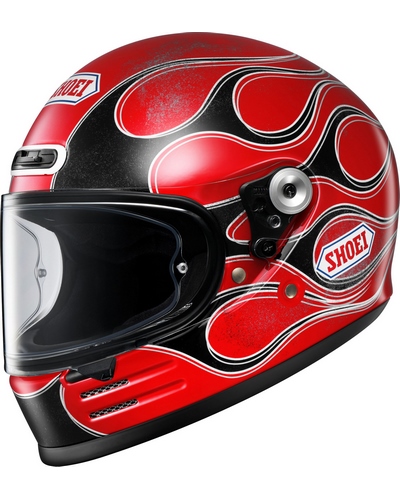 Casque Integral Moto SHOEI Glamster 06 Blast noir-rouge