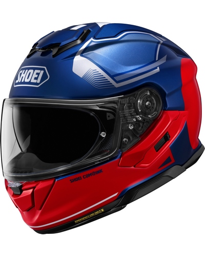 Casque Integral Moto SHOEI GT air 3 Mike bleu-rouge