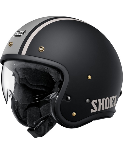Casque Jet Moto SHOEI J.O2 Aventure noir-gris