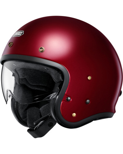 Casque Jet Moto SHOEI J.O2 bordeaux
