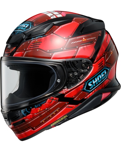 Casque Intégral Moto SHOEI NXR 2 Fortress tc1 rouge dominant