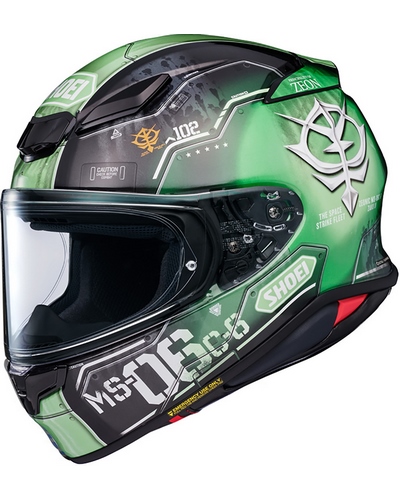 Casque Integral Moto SHOEI NXR 2 Zaku II vert