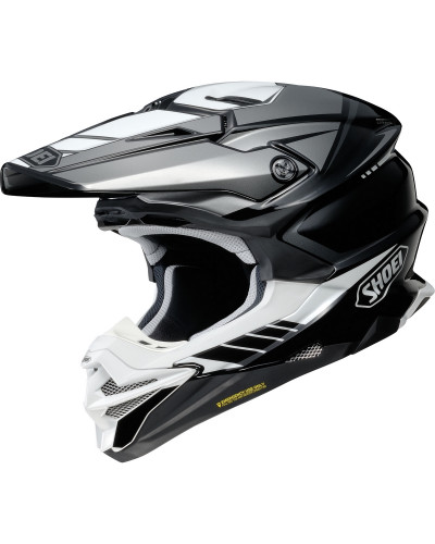 Casque Moto Cross SHOEI VFX-WR 06 Jammer noir-blanc