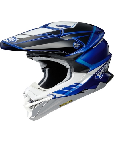 Casque Moto Cross SHOEI VFX-WR 06 Jammer noir-bleu