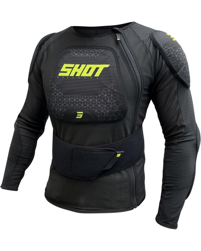 Gilet de Protection Moto SHOT Airlight Kid noir-jaune
