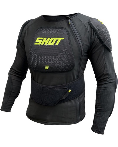 Gilet de Protection Moto SHOT Airlight noir-jaune