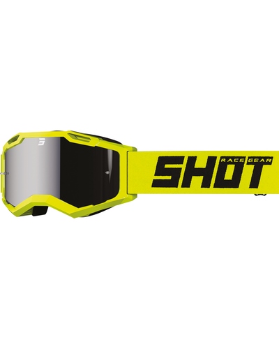 Masque Moto Cross SHOT Assault 2.0 Irridium jaune