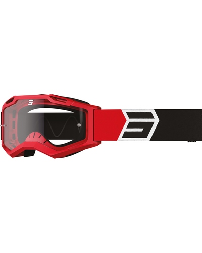 Masque Moto Cross SHOT Assault 2.0 Solar rouge