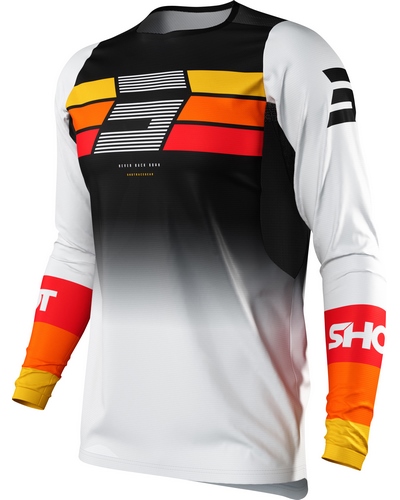 Maillot Moto Cross SHOT Contact Story noir-orange