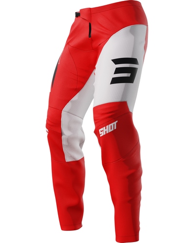 Pantalon Moto Cross SHOT Devo Star rouge