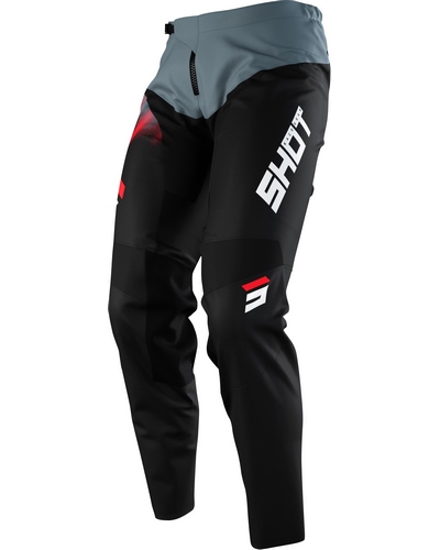 Pantalon Moto Cross SHOT Devo Versus noir-rouge