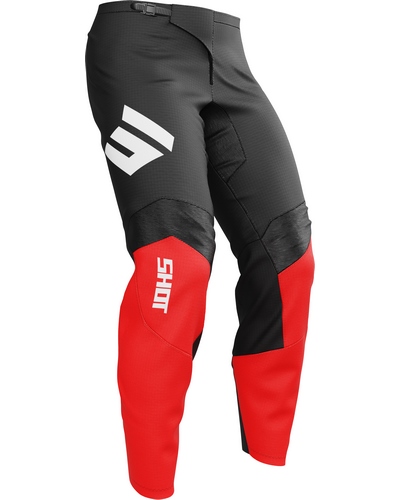 Pantalon Moto Cross SHOT Draw Instinct rouge