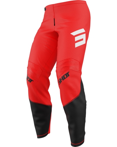 Pantalon Moto Cross SHOT Draw Private rouge