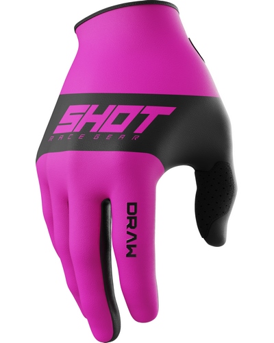Gants Moto Cross SHOT Draw Sky rose Gants Moto Cross SHOT Draw Sky rose