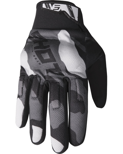 Gants Moto Cross SHOT Drift Camo CE gris