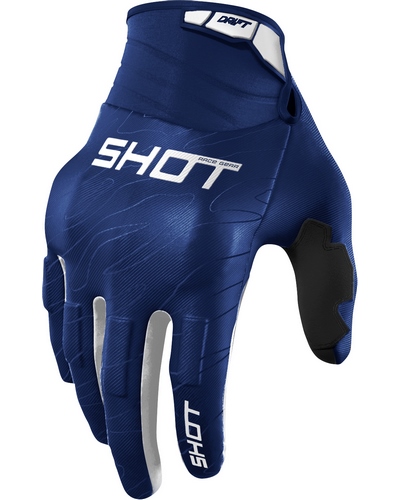 Gants Moto Cross SHOT Drift Onyx CE bleu