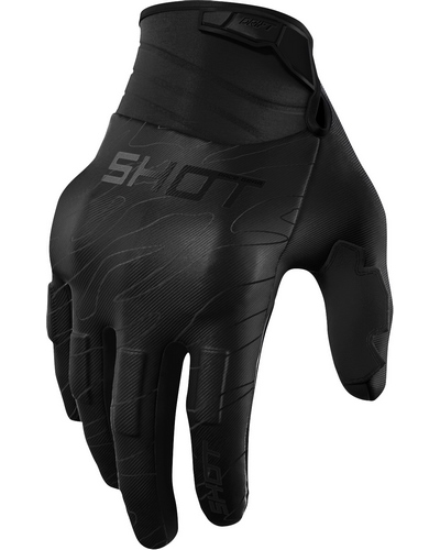 Gants Moto Cross SHOT Drift Onyx CE noir