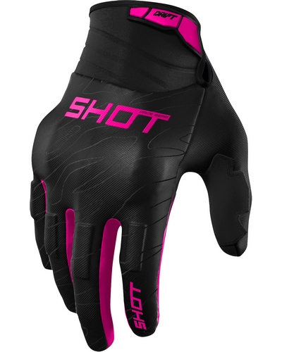 Gants Moto Cross SHOT Drift Onyx CE rose