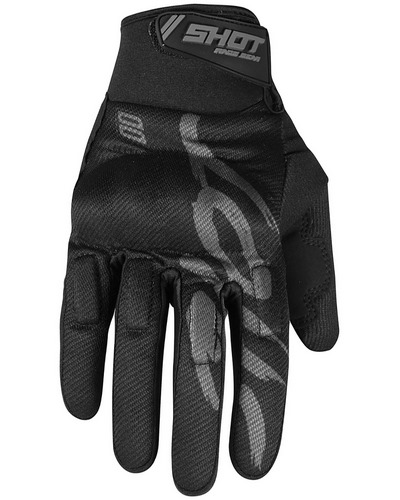 Gants Moto Cross SHOT Drift Razor CE noir-gris