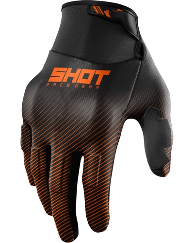Gants Moto Cross SHOT Drift Rim CE orange Gants Moto Cross SHOT Drift Rim CE orange