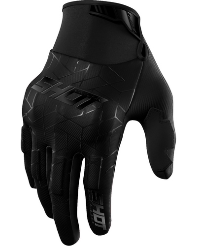 Gants Moto Cross SHOT Drift Spider CE noir