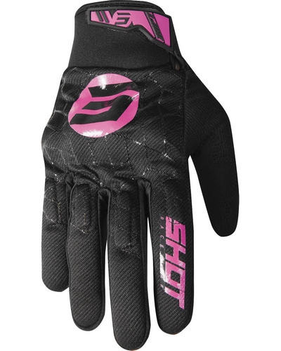 Gants Moto Cross SHOT Drift Spider CE rose