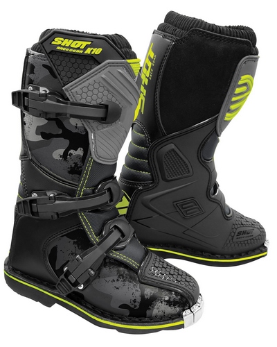 Bottes Moto Cross SHOT K10 2.0 kid camo