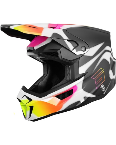 Casque Moto Cross SHOT Lite Devil multicolore