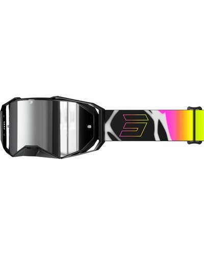 Masque Moto Cross SHOT Lite Mist noir mat