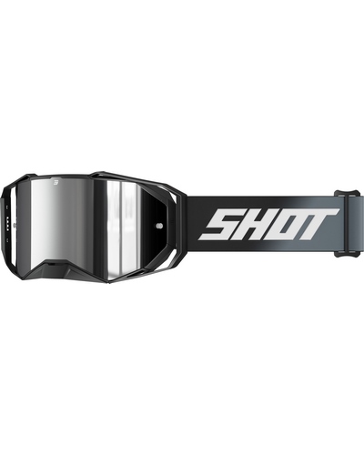Masque Moto Cross SHOT Lite Solid noir mat