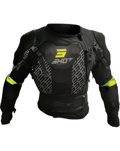 Gilet de Protection Moto SHOT Optimal Kid noir-jaune