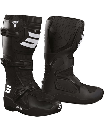 Bottes Moto Cross SHOT Race 4 noir