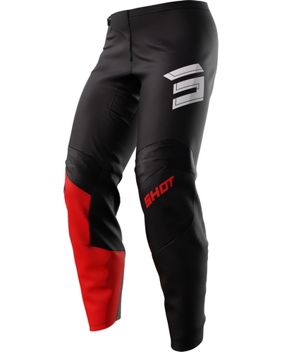 Pantalon Moto Cross SHOT Raw Squad rouge