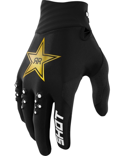 Gants Moto Cross SHOT Rockstar noir