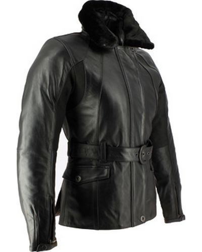 Veste Cuir Moto SOUBIRAC BROADWAY-Lady NOIR