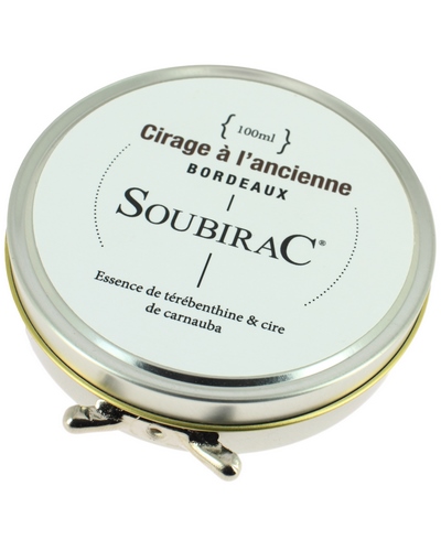 Produits Entretien Cuir Moto SOUBIRAC CIRAGE 100 ml BORDEAUX