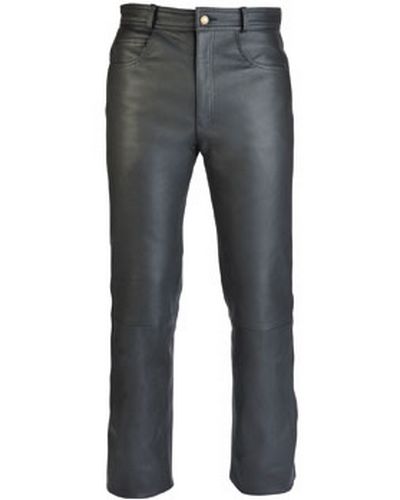 Pantalon moto en cuir pour homme