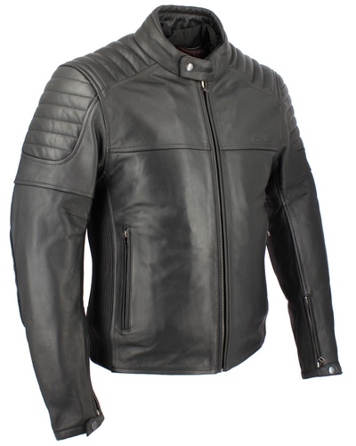 Blouson Cuir Moto SOUBIRAC KANSAS NOIR