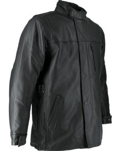 Veste Cuir Moto SOUBIRAC NEWTON waterproof NOIR