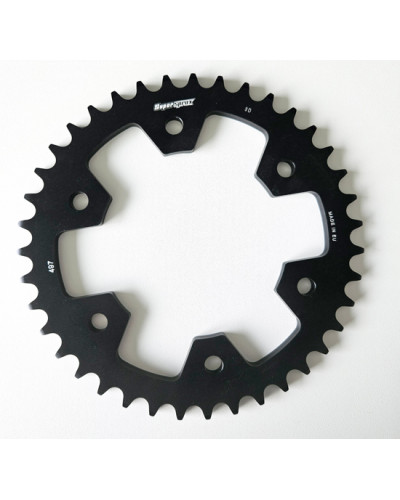 Couronne Moto SUPERSPROX Cour. Alu SUPERSPROX #525 RAL-497:38-BLK