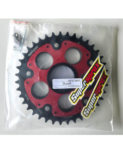 Couronne Moto SUPERSPROX Cour. SPX EDGE  736 525:39 ROUGE