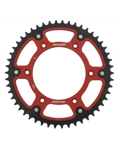 Couronne Moto SUPERSPROX Couronne SPX STEALTH RST-8000:50-ROUGE Couronne Moto SUPERSPROX Couronne SPX STEALTH RST-8000:50-ROUGE