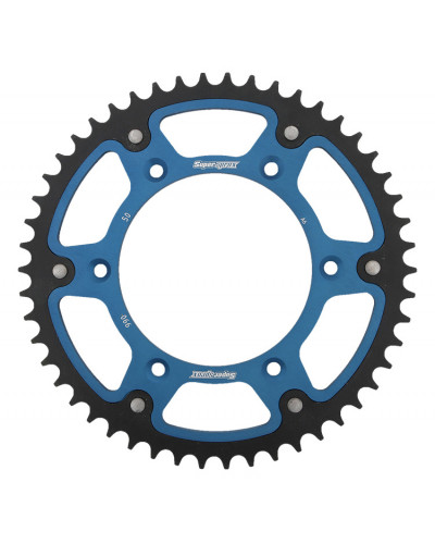 Couronne Moto SUPERSPROX Couronne Stealth Supersprox Bleue 50D Pas 520 Couronne Moto SUPERSPROX Couronne Stealth Supersprox Bleue 50D Pas 520