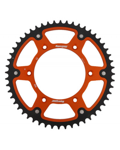 Couronne Moto SUPERSPROX Couronne Stealth Supersprox Orange 52D Pas 520 Couronne Moto SUPERSPROX Couronne Stealth Supersprox Orange 52D Pas 520