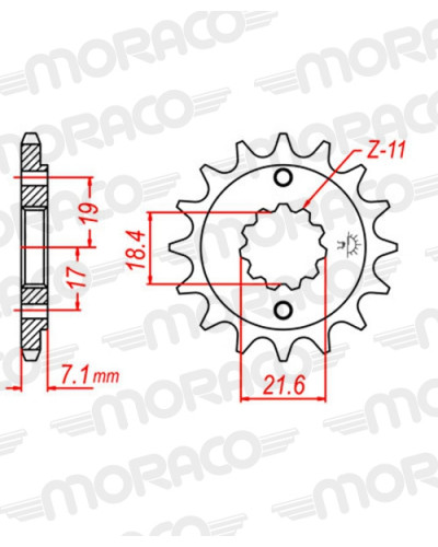 Pignon Moto SUPERSPROX Pignon